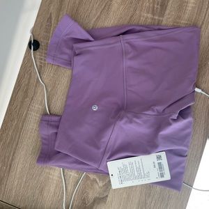 Lululemon align crop 17 purple leggings